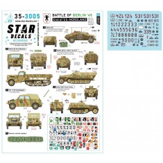 1/35 Battle of Berlin '45 Decal #1 - The End of SS-NORDLAND. Sdkfz 223, 250/7, 251D