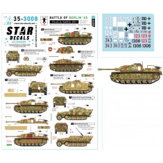 1/35 Battle of Berlin '45 Decal #4 - StuG and SdKfz 251 outside Berlin