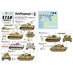 1/35 Befehlspanzer Decal #7 - Bef-PzKpfw Tiger I and Tiger II