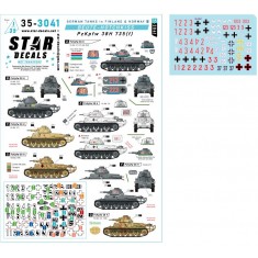 1/35 Beute Hotchkiss Decal - German tanks in Finland, Norway #2. PzKpfw 38H 735(f)