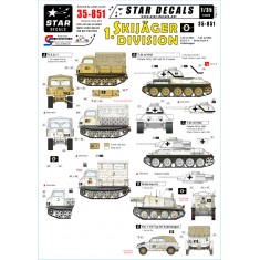 1/35 Decals for German 1. Ski-Jager Division