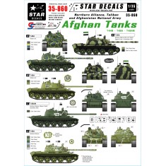 1/35 Decals for Northern Alliance/Taliban/Afghanistan National Army Afghan Tanks