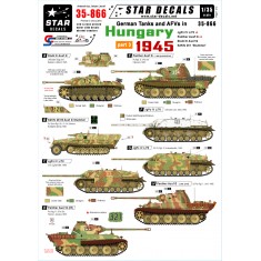 1/35 Decals for German Tanks and AFVs in Hungary 1945 #3 Jg.Pz.IV L/70, Panther Ausf.G