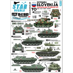1/35 Decals for Slovenija #1 - TO (Territorian Obramba) The Ten-Day-War 1991