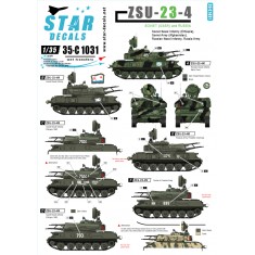 1/35 Decals for ZSU-23-4 - Soviet (USSR) and Russia