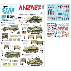 Decals for 1/35 ANZAC #2 - Australian & NZ Carriers, Scout Cars in Mid-East and Africa