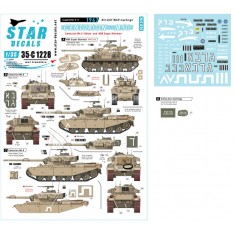 Decals for 1/35 Israeli AFVs #11: 1967 Six-Day War Centurion Mk 5 and M50 Super Sherman