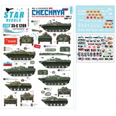 Decals for 1/35 War in Caucasus #3 - 1st & 2nd Chechen War 1994-2009. Soviet BMD-1/1P