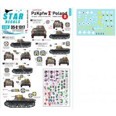 Decals for 1/35 PzKpfw I in Poland. PzKpfw I Ausf B. Fall Weiss - Invasion of Poland 1939