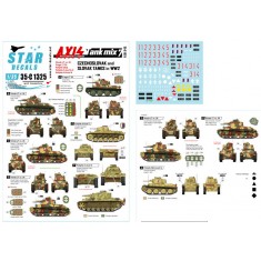 Decals for 1/35 Axis Tank Mix # 7. WWII Czechoslovak & Slovak Tanks