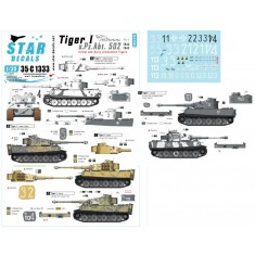 Decals for 1/35 Tiger I. sPzAbt 502 #1. Initial / Early production Tigers 1942-43