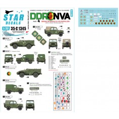 Decal for 1/35 DDR-NVA #4. East Germany - Grenztruppen & Volkspolizei