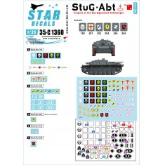Decals for 1/35 StuG-Abt #2 Generic Insignia and Unit Markings for the Sturmgeschutz