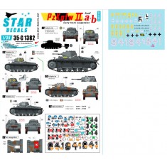 Decals for 1/35 PzKpfw II Ausf a / b. Early track suspension.
