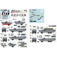 1/35 D-Day DUKW. British Amphibians Decal #3. 101 Coy (GT) and 377 Coy (GT)