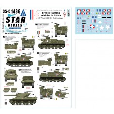 1/35 French M7 Priest and M10 TD Decal (Fighting Vehicles in Africa #6)