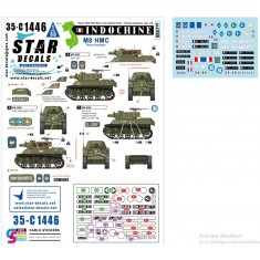 1/35 Indochine Decal #8 - French M8 75mm HMC