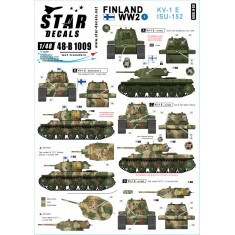 1/48 Finland WW2 # 1. KV-1E and ISU-152 heavy tanks.
