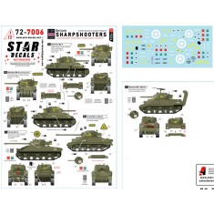 1/72 British Sharpshooters Sherman Decal - 3rd/4th County of London Yeomanry