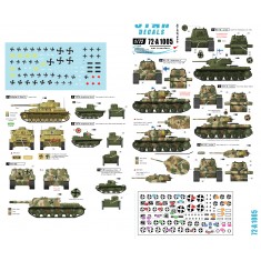 Decals for 1/72 WWII Finnish Tanks (1) - KV-1/1E, ISU-152, PzKpfw IV J, T-37A, T-38