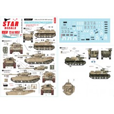 Decals for 1/72 Israeli AFVs Vol.2 - 1960s & Six-Day War Markings M7 Priest & Centurion