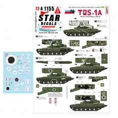 1/72 TOS-1A Rocket Artillery Decals - Russian Forces, War in Ukraine #16 (2022-23)