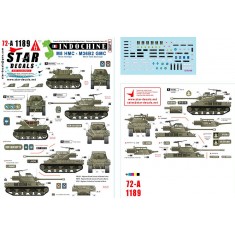 1/35 Indochine Decal #5 - French M8 75mm HMC and M36B2 Tank Destroyers