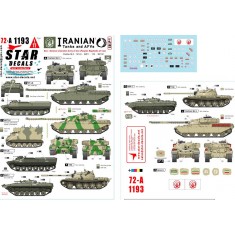 1/35 Iranian Tanks Decal #3. NLA - National Liberation Army / Mujahedin