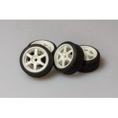 1/24 16" SB-37 Wheels set (4pcs, rims, rubber tyres & decals)