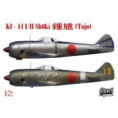 1/72 Nakajima Ki-44 I/II Shoki (Tojo) Fighter