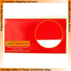 Seat Belt Adhesive Cloth (Red) 145mm x 85mm