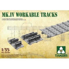 1/35 WWI British Mk.IV Workable Tracks (Cement Free)