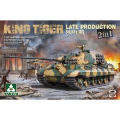 1/35 WWII German Heavy Tank SdKfz.182 King Tiger Late Production (2 in 1)