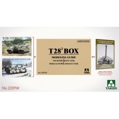 1/35 T28 and M28A1/A2 Tanks (2 kits) with Guide Book