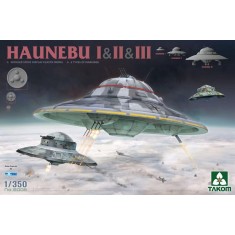 1/350 WWII German UFO Theories: Haunebu I, II & III (3 kits) Takom