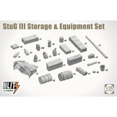 1/35 StuG III Storage & Equipment Set