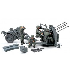 1/48 German 20mm Flakvierling 38 w/4 Figures