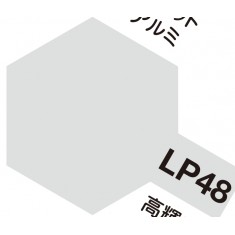 Lacquer Paint LP-48 Sparkling Silver (metallic gloss, 10ml)