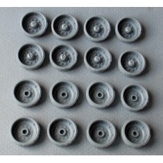 1/35 US Army M1A1/A2 Abrams Road Wheels (Damaged Bandage)