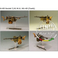 1/35 Soviet 7.62 MG Machine Gun SG-43 (Infantry & AA)