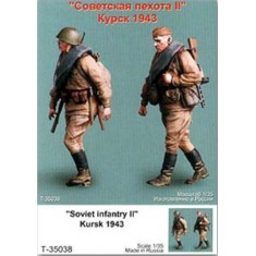 1/35 Soviet Infantry #2, Kursk 1943 (2 Figures)