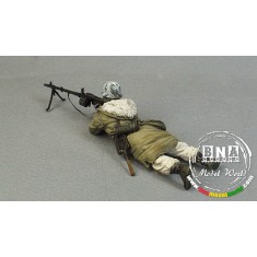 1/35 German MG Gunner In Action, Kharkov Winter - Spring 1943 (1 Resin Figure)