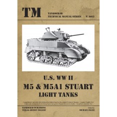 WWII Vehicles Technical Manual Vol.13 US M5/M5A1 Stuart Light Tanks (English, 48 pages)