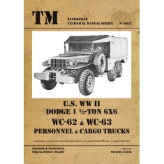 WWII Vehicles Technical Manual Vol.33 US Dodge WC-62 & WC-63 6x6 Truck (English, 48 pages)