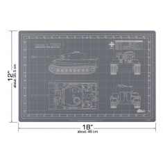 Tiger I Pro Modeler Mat (12x18 inches/30.5x46cm)