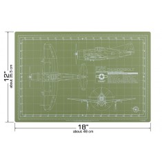 P-47D Thunderbolt Pro Modeler Mat (12x18 inches/30.5x46cm)