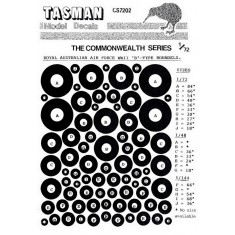 1/72 WWII RAAF Type B Roundels Decals