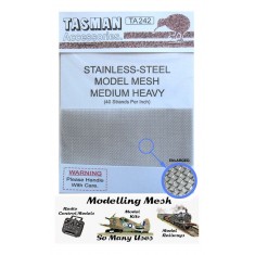 Medium Heavy Metal Mesh #Small (40 strands per inch, 90mm x 50mm appx)