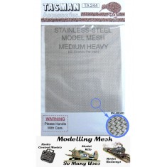 Medium Heavy Metal Mesh #Large (40 strands per inch, 135mm x 100mm appx)