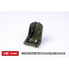 1/32 WWII USAAF/USN Fabric Seatbelts Type No.2 (Green colour, 2 Sets)